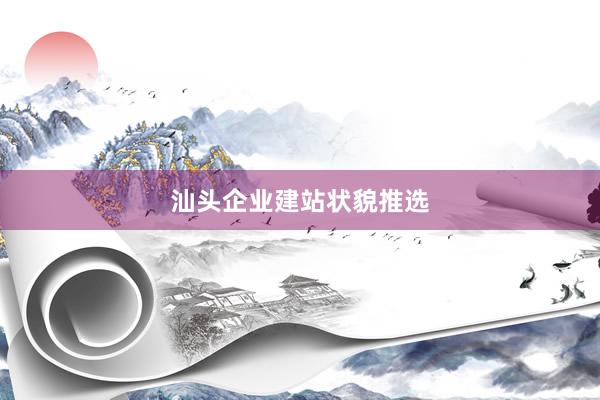 汕头企业建站状貌推选
